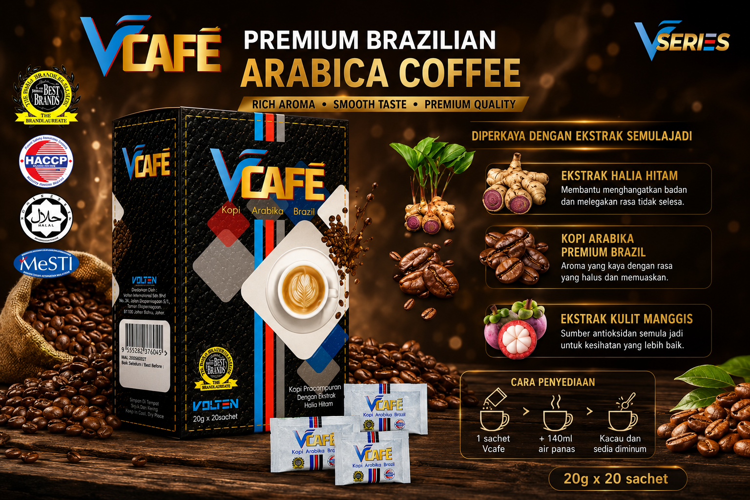 VCafé Kopi Arabika Brazil