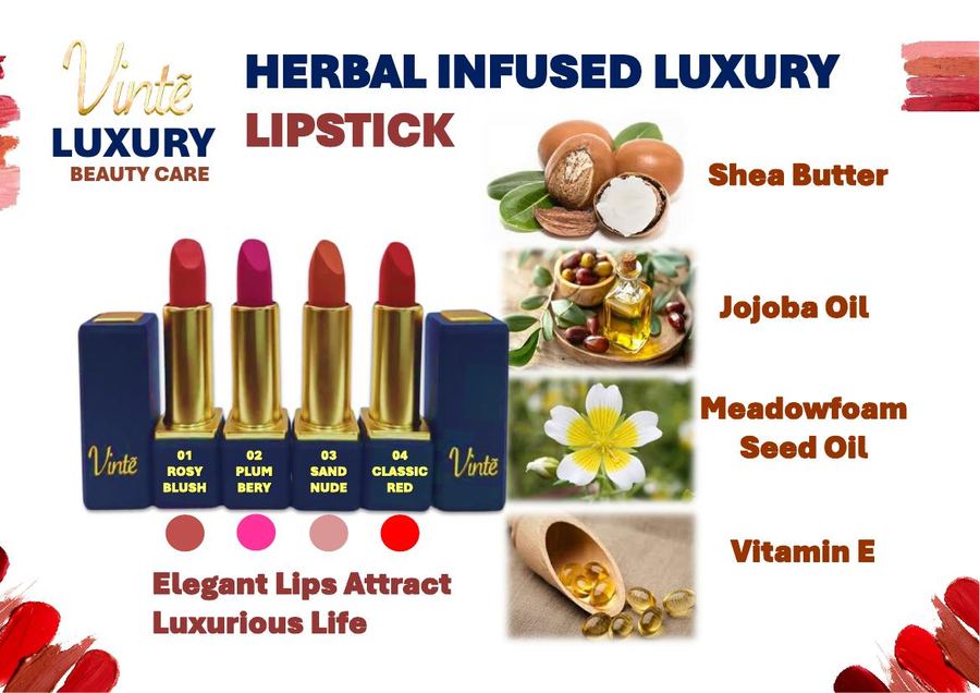 Herbal Infused Luxury Lipstick